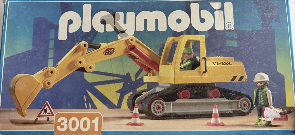 playmobil rupskraan 3001, Complete set, Voertuig, Ophalen of Verzenden, Zo goed als nieuw