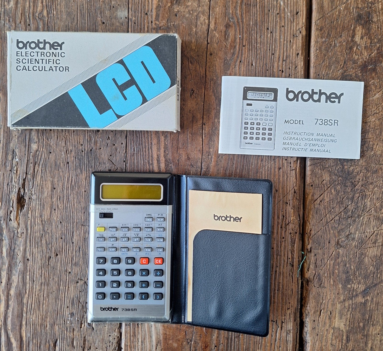 vintage Brother 738SR rekenmachine, Ophalen of Verzenden