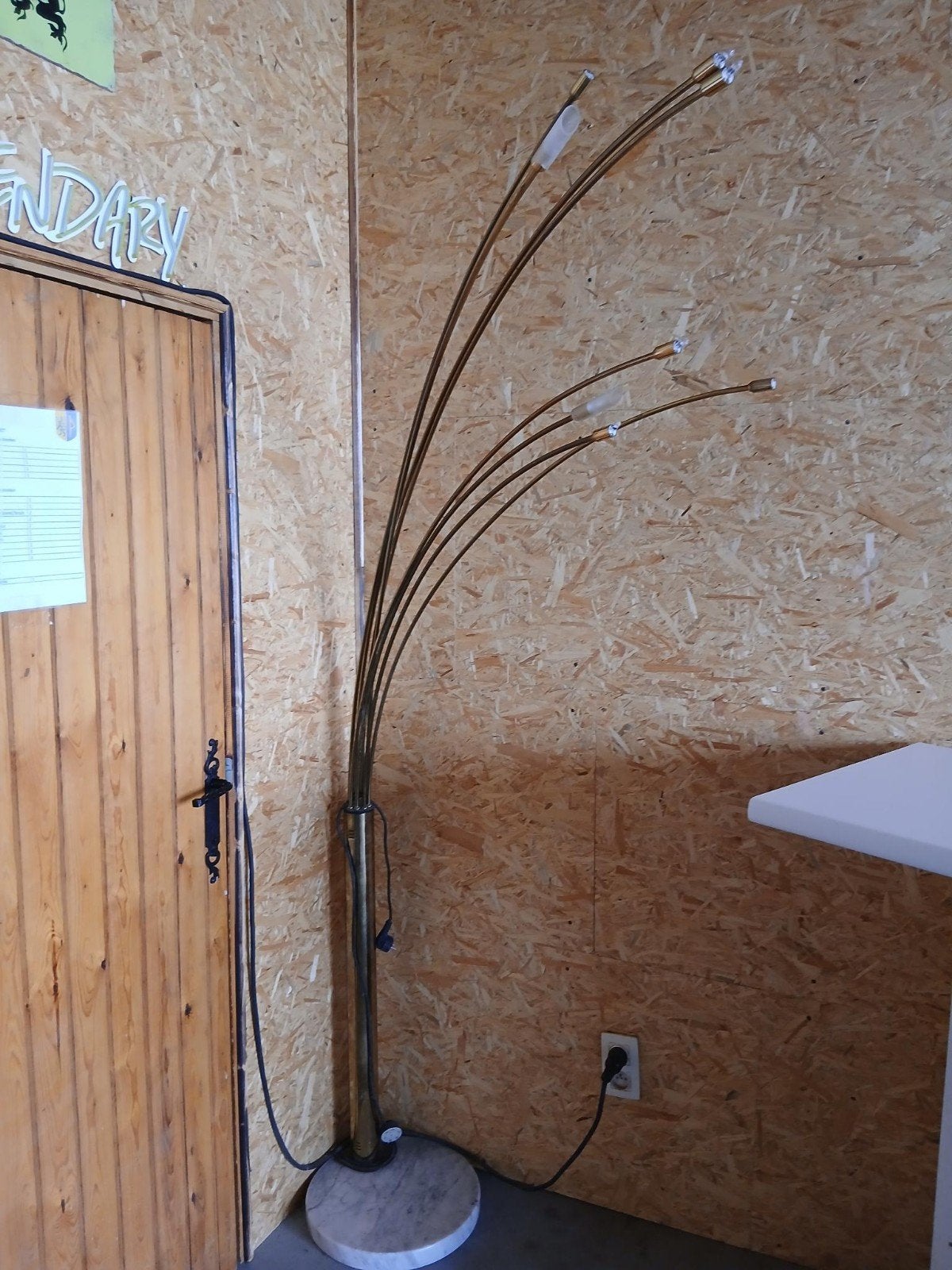 Staande lamp, Ophalen