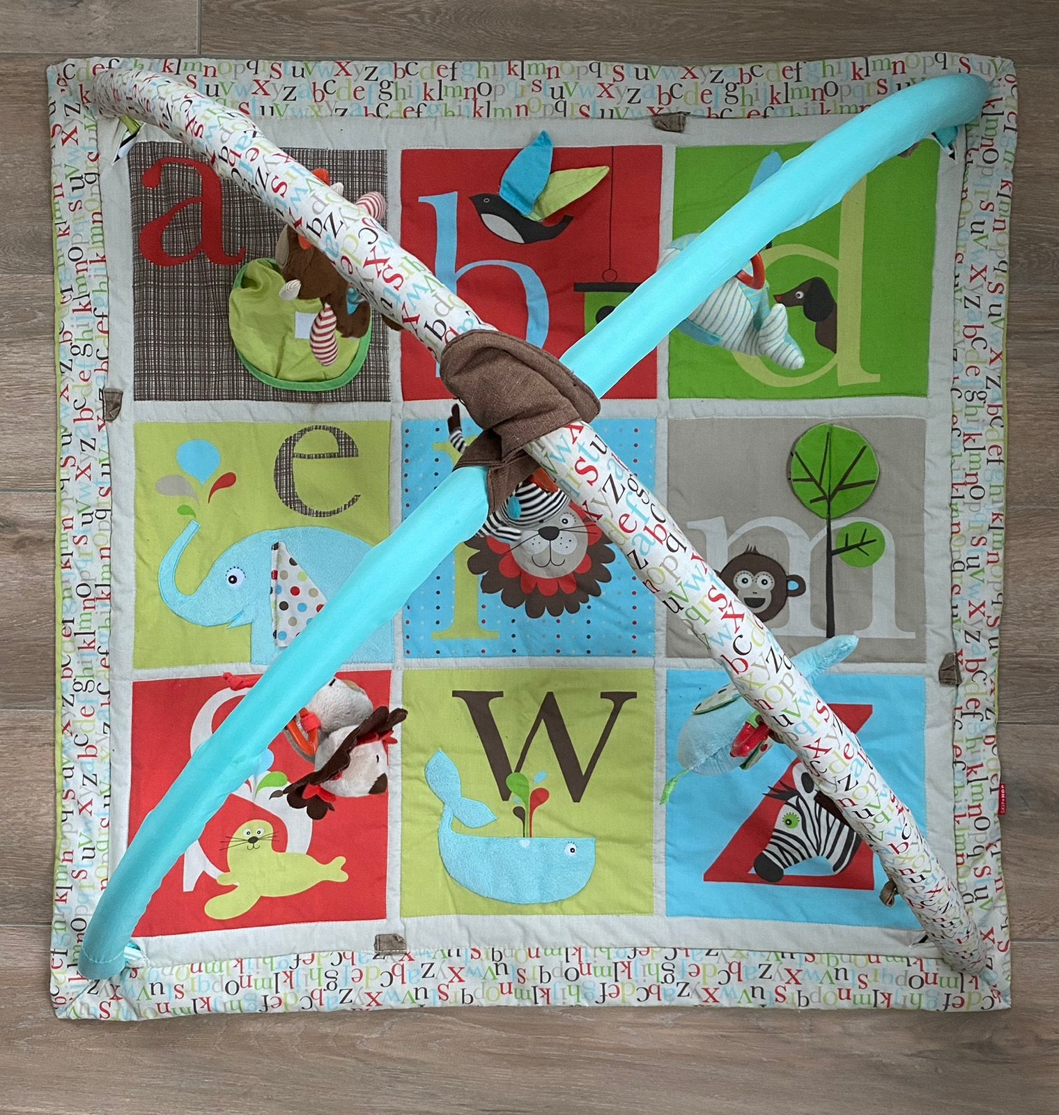 Skip Hop Alphabet Zoo speelmat met bogen, Ophalen, Gebruikt