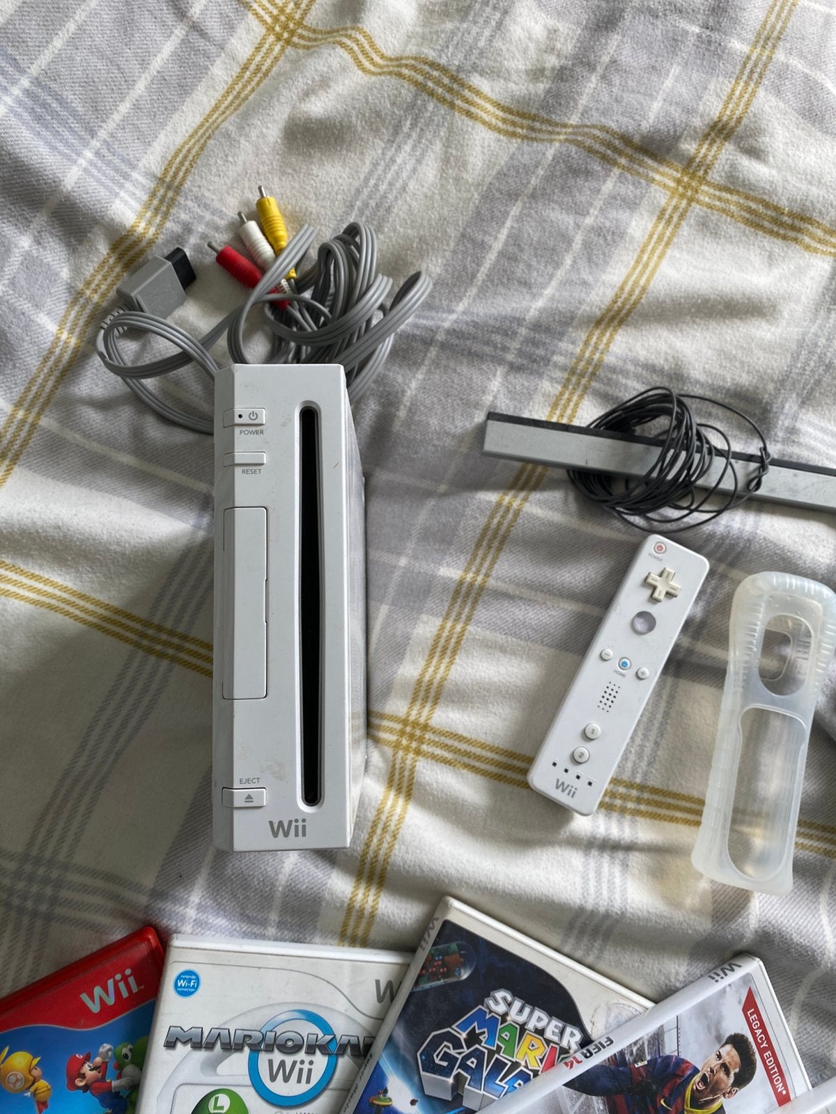 Nintendo Wii met controller en joystick, Enlèvement, Comme neuf