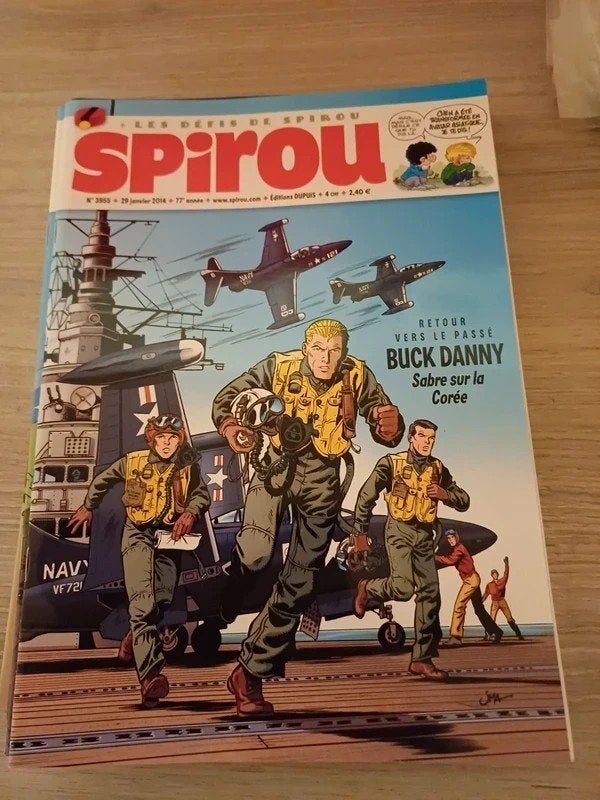 Set van 6 tijdschriften Le Journal de Spirou (jaar 2014), Verzenden, 1980 tot heden, Krant