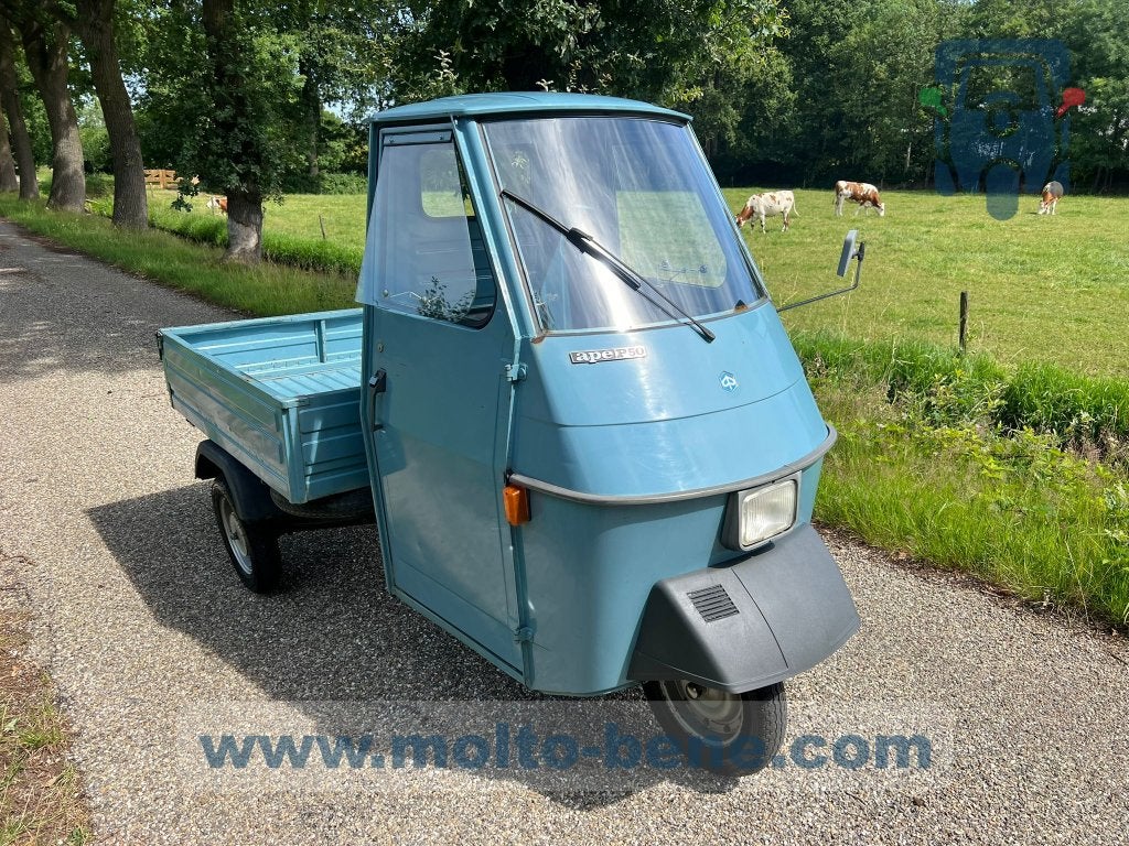 Piaggio Ape 50 TL3T Vintage Tuktuk Vespacar Food truck, Piaggio, Enlèvement ou Envoi, Utilisé, Deux-temps