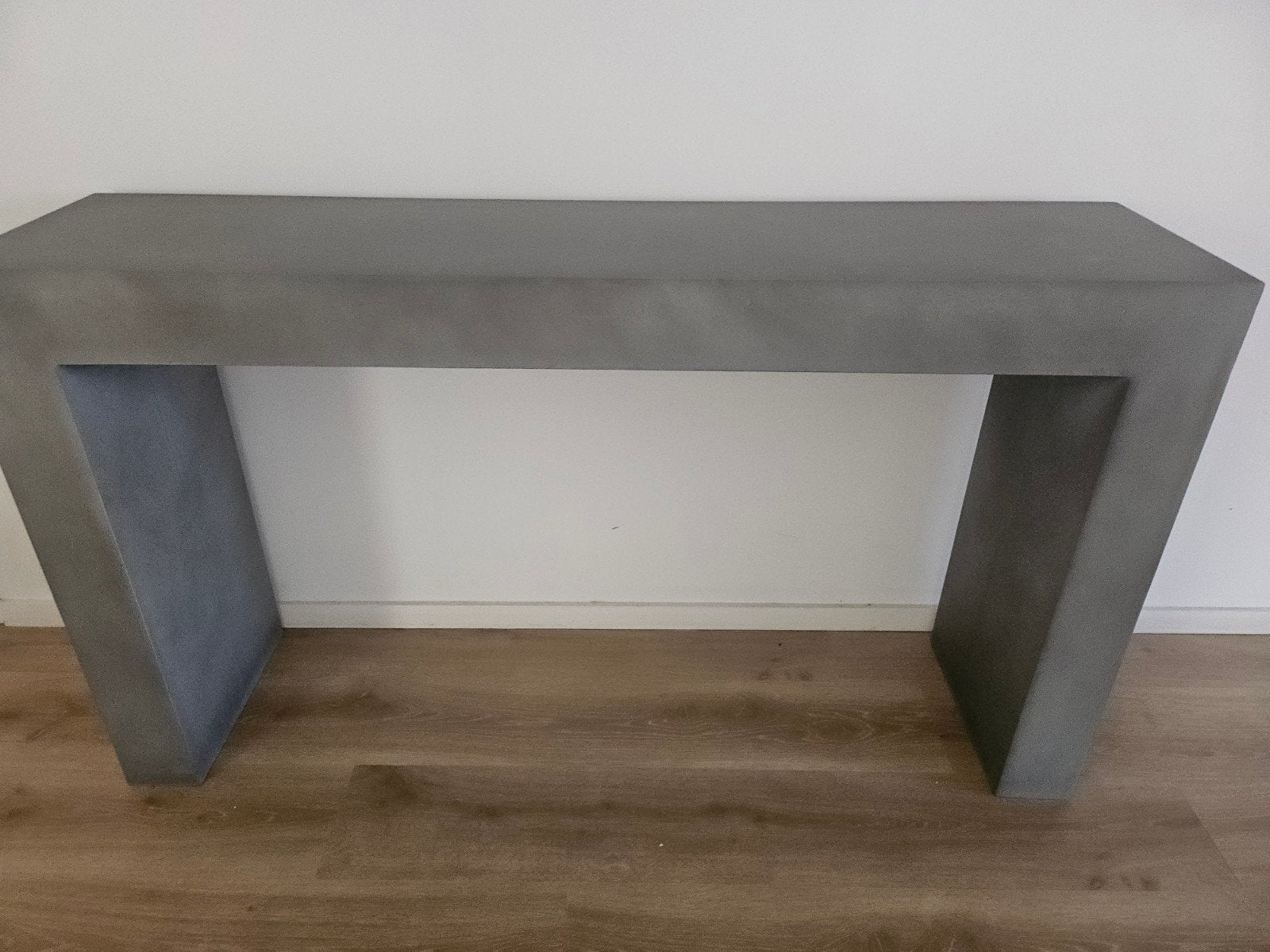 console table maison du monde en beton gris, Maison & Meubles, Enlèvement
