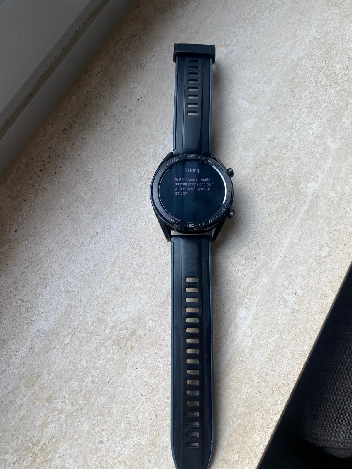 Huawei Watch GT zwart, Ophalen of Verzenden, GPS, Zo goed als nieuw, Zwart