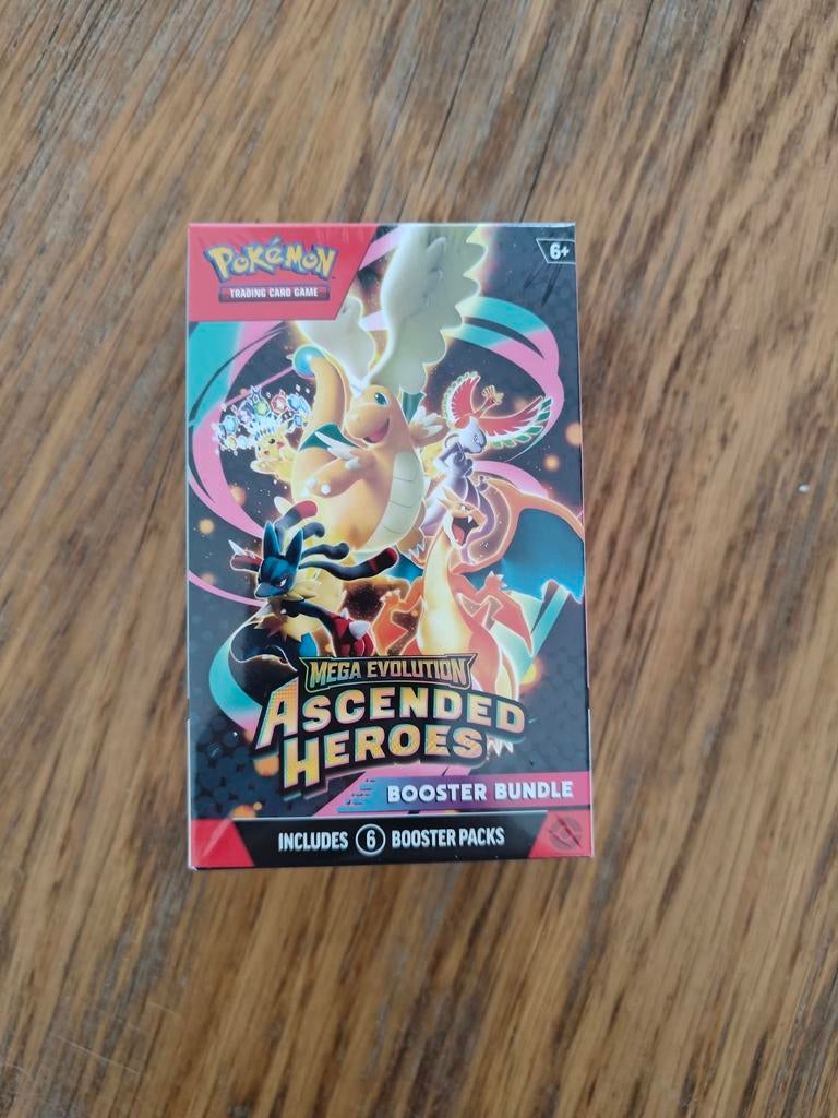 Sealed Ascended heroes Booster bundle, Hobby en Vrije tijd, Verzamelkaartspellen | Pokémon, Ophalen of Verzenden, Booster