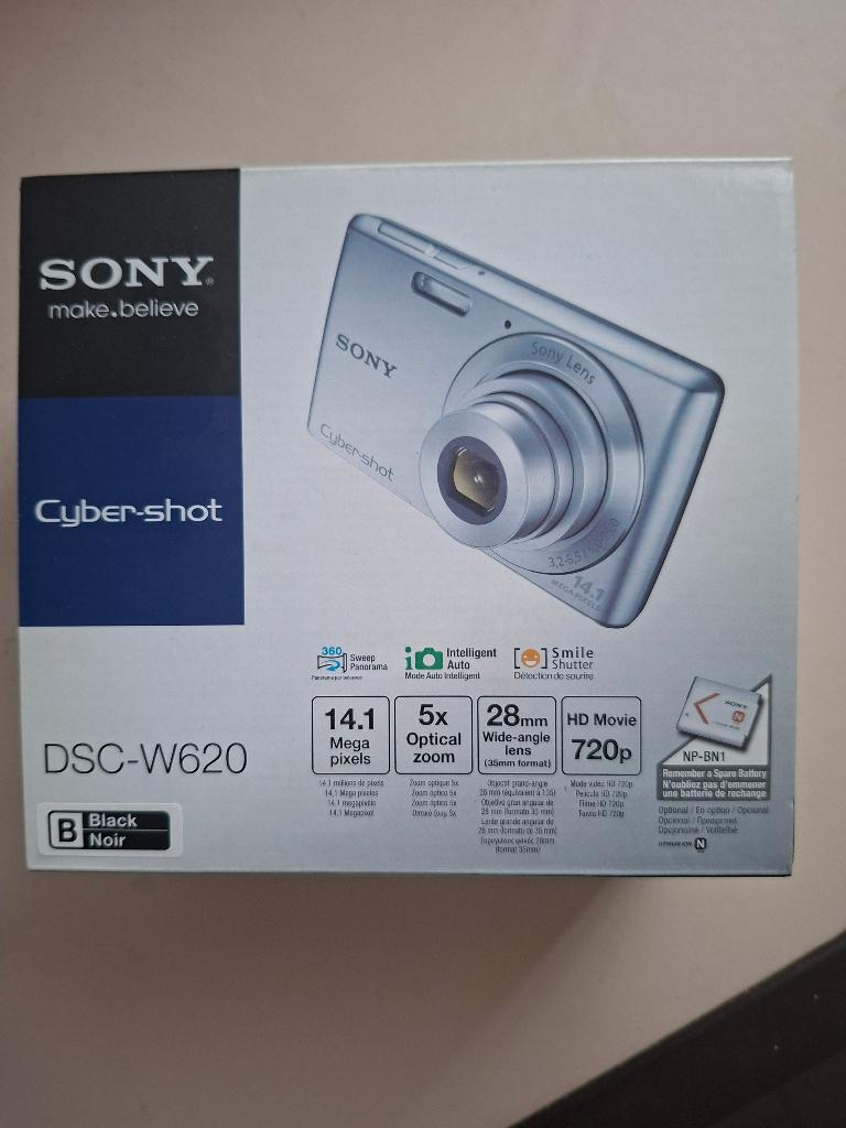 Sony Cybershot - DSC-W620 - ongeopend, Ophalen, 14 Megapixel, Compact, Nieuw