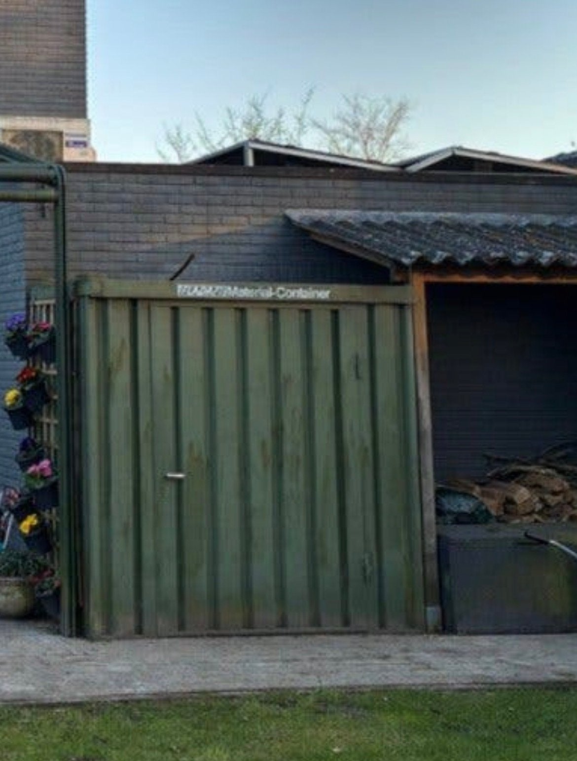 Opbergcontainer, Tuin en Terras, Ophalen, Gebruikt, Metaal, Containerberging