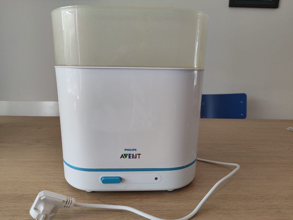 Philips Avent stoomsterilisator babyflesjes + droogrek, Ophalen, Stoomfunctie, Sterilisator, Philips Avent