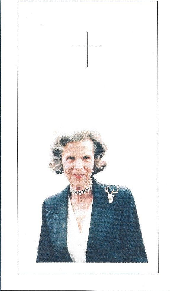 Bidprentje Prinses Lilian, Enlèvement ou Envoi, Image pieuse