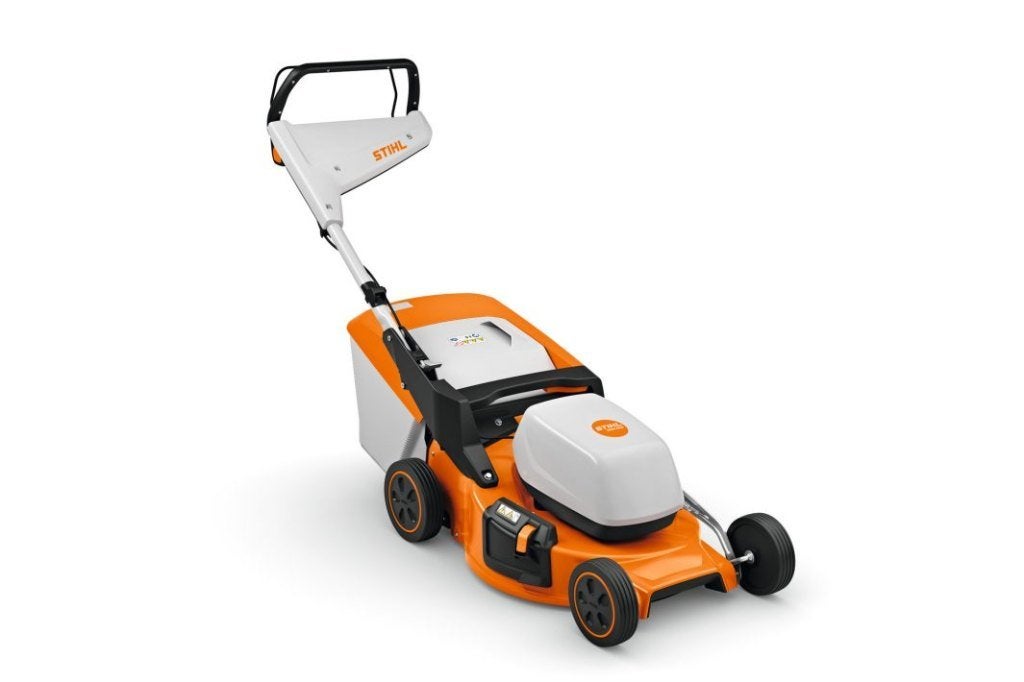 Stihl grasmaaier RMA253 en bladblazer bga 85, Tuin en Terras, Ophalen, Cirkelmaaier, Stihl, Accu-grasmaaier