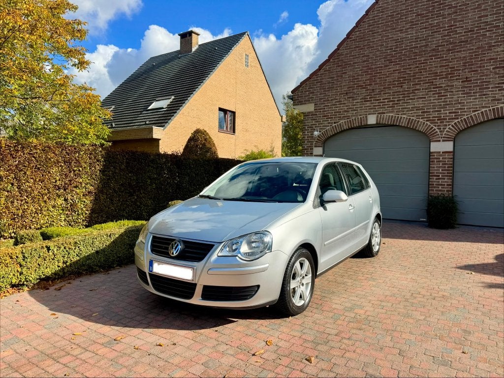 VW Polo 1.2i 5P AC 58.256km!! Prête à immat, Autos, Argent ou Gris, Achat, Boîte manuelle, Noir