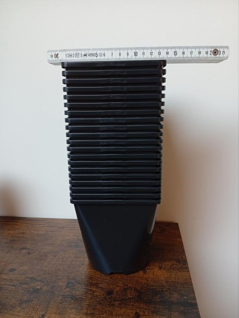 Kweekpot (nieuw) - 20 stuks - vierkant, Tuin en Terras, Kweekspullen, Ophalen, Nieuw, Overige typen