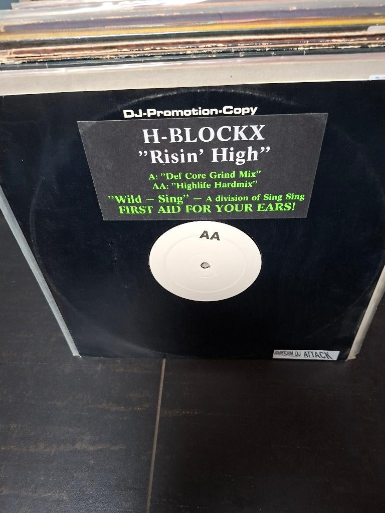 12" - h-blockx - risin high - wlbl promo, Gebruikt, Ophalen of Verzenden, 12 inch, Fotohoes