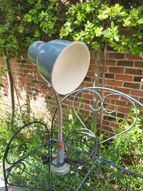 Lampe de bureau Sis industrielle vintage magnétique, Enlèvement ou Envoi