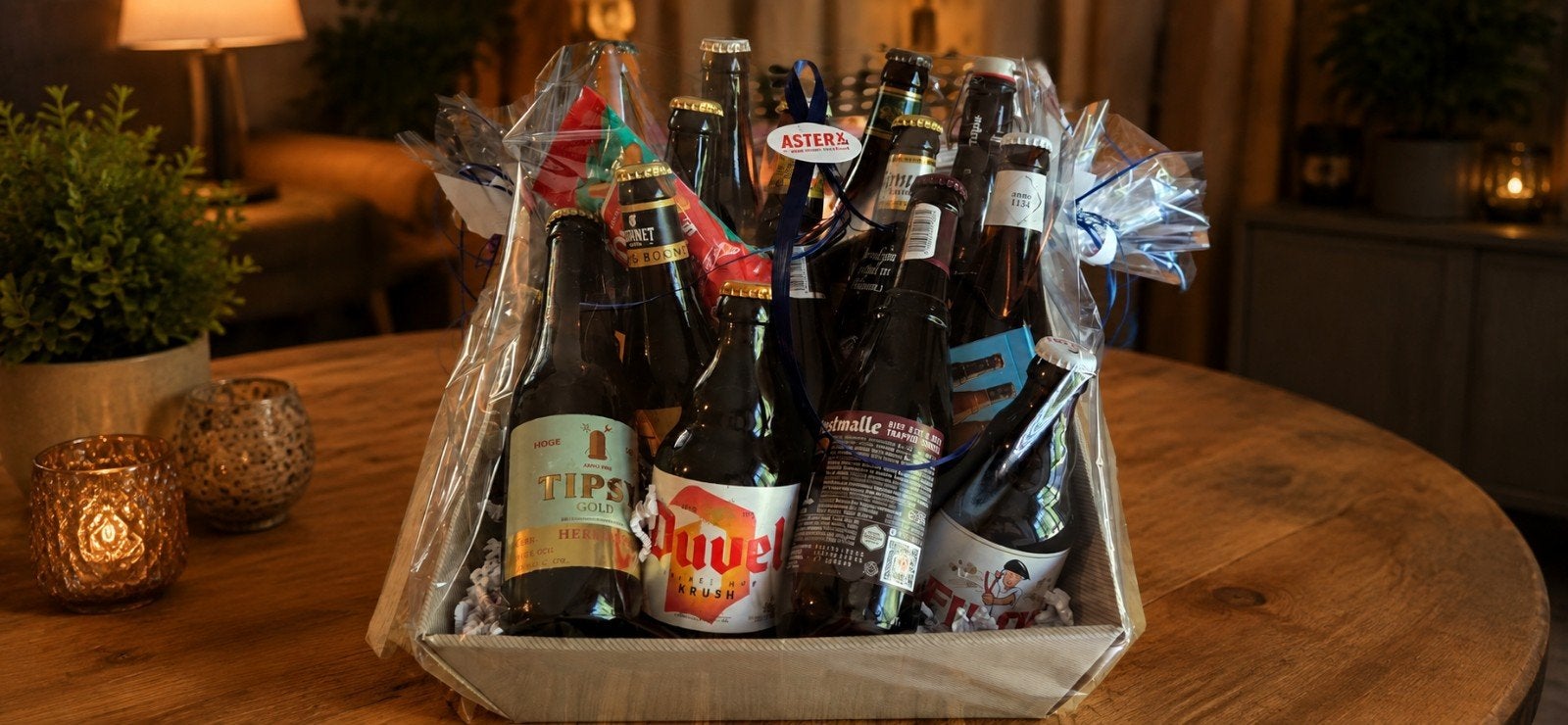 2 geschenkmanden met telkens 13 verschillende bieren, Diversen, Ophalen