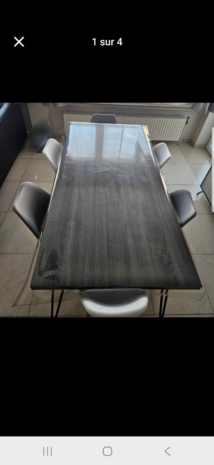 Grand table a mangrr 6 personne  179cm  longeur 
90cm  large, Enlèvement ou Envoi