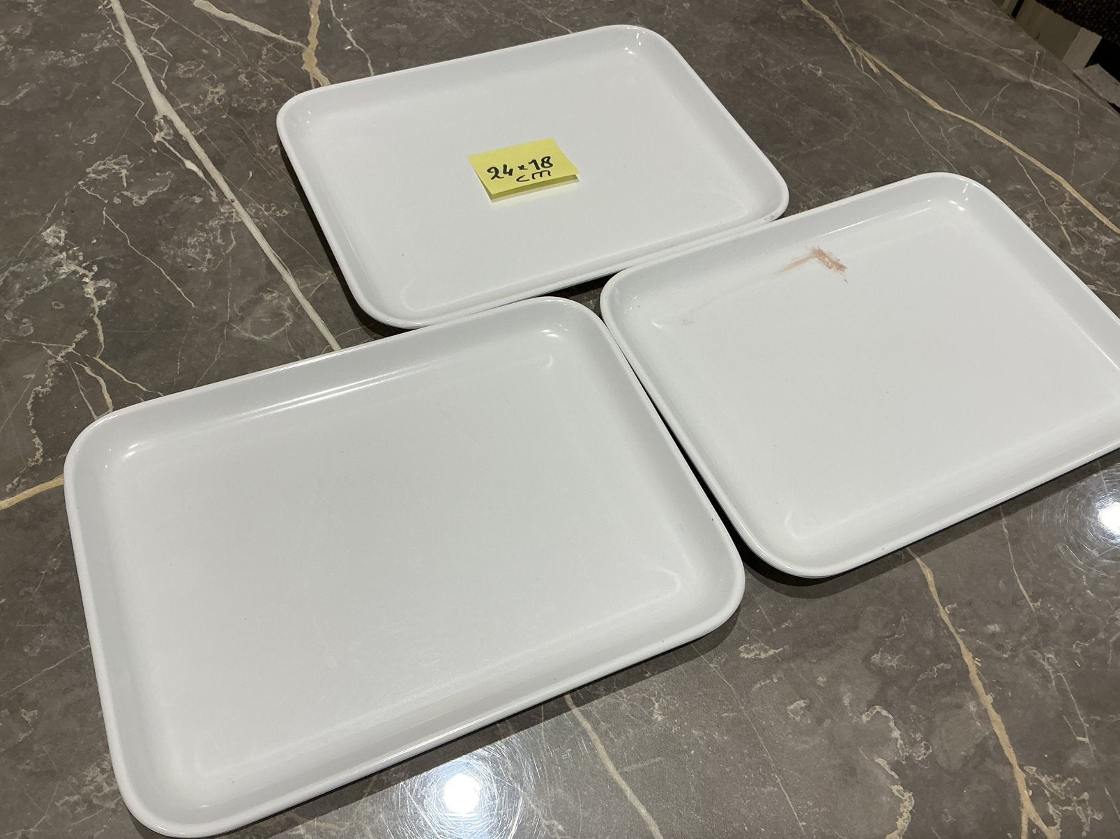Desinfecterende dienbladen, trays, pedicure,manicure, Ophalen of Verzenden, Zo goed als nieuw