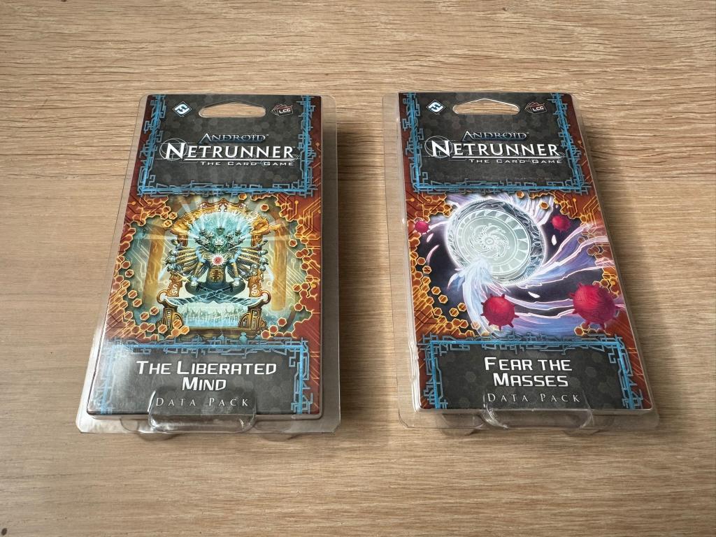 Android Netrunner - 2 data packs uit Mumbad cycle - nieuw, Hobby en Vrije tijd, Gezelschapsspellen | Bordspellen, Een of twee spelers