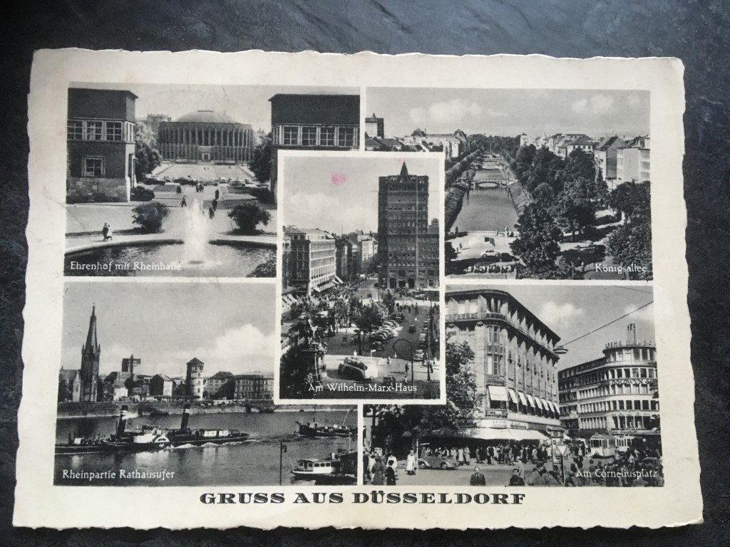 carte postale Düsseldorf, Collections, Cartes postales | Étranger, Enlèvement ou Envoi, Allemagne