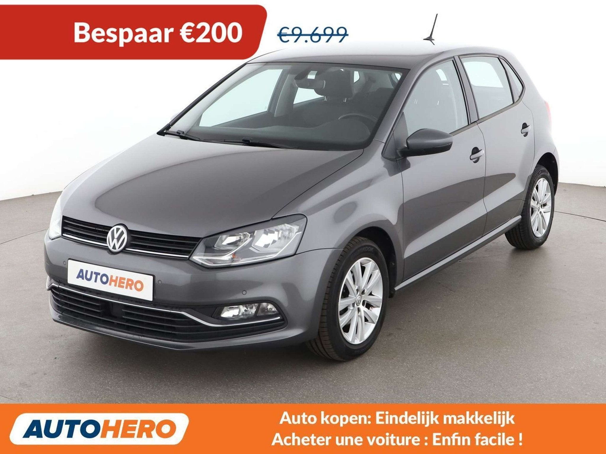 Volkswagen Polo 1.2 TSI Comfortline BlueMotion Tech, Auto's, Voorwielaandrijving, Stof, Gebruikt, Start-stop-systeem