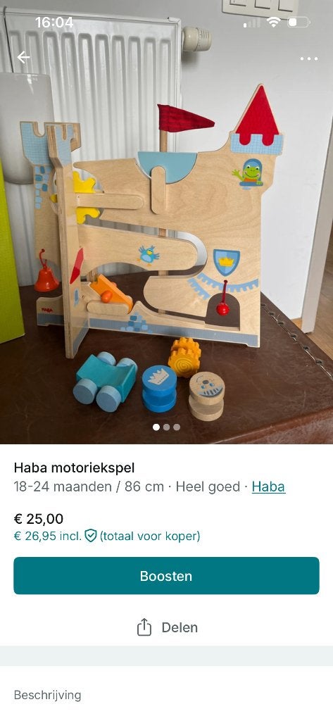 Haba motoriekspel, Ophalen, Zo goed als nieuw, Overige typen