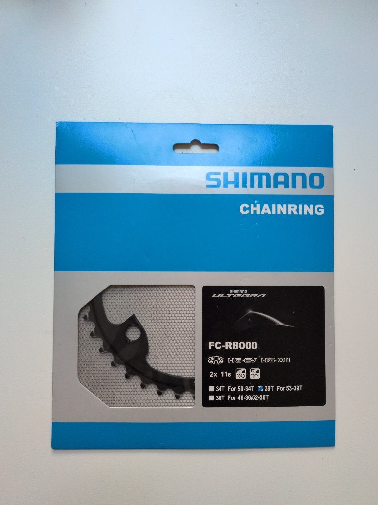 Shimano Ultegra FC-R8000 Kettingblad 39T, Fietsen en Brommers, Crankstel of Pedalen, Shimano Ultegra, Ophalen of Verzenden, Zo goed als nieuw