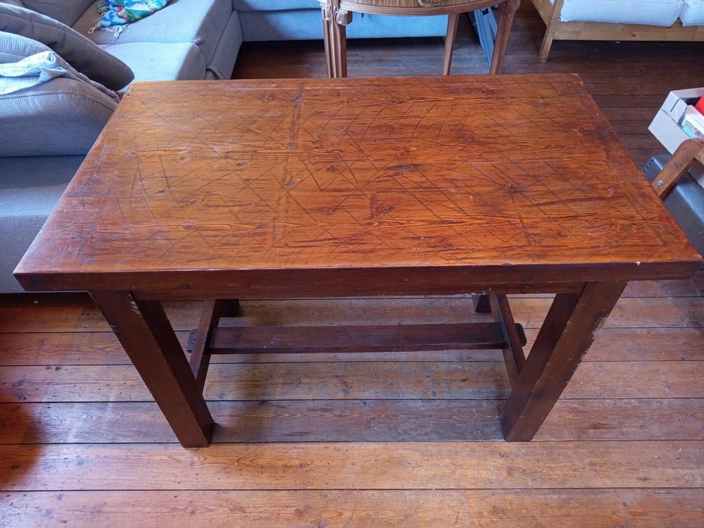 Table bois ancienne, Maison & Meubles, Enlèvement