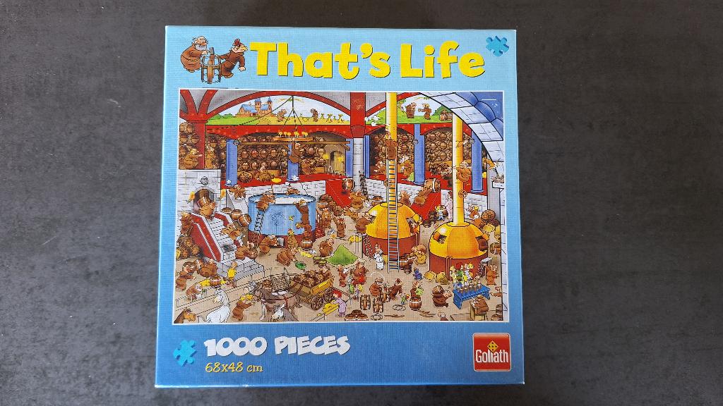 Puzzel 1000 stuks Goliath That's life, Enlèvement, 500 à 1500 pièces, Utilisé, Puzzle