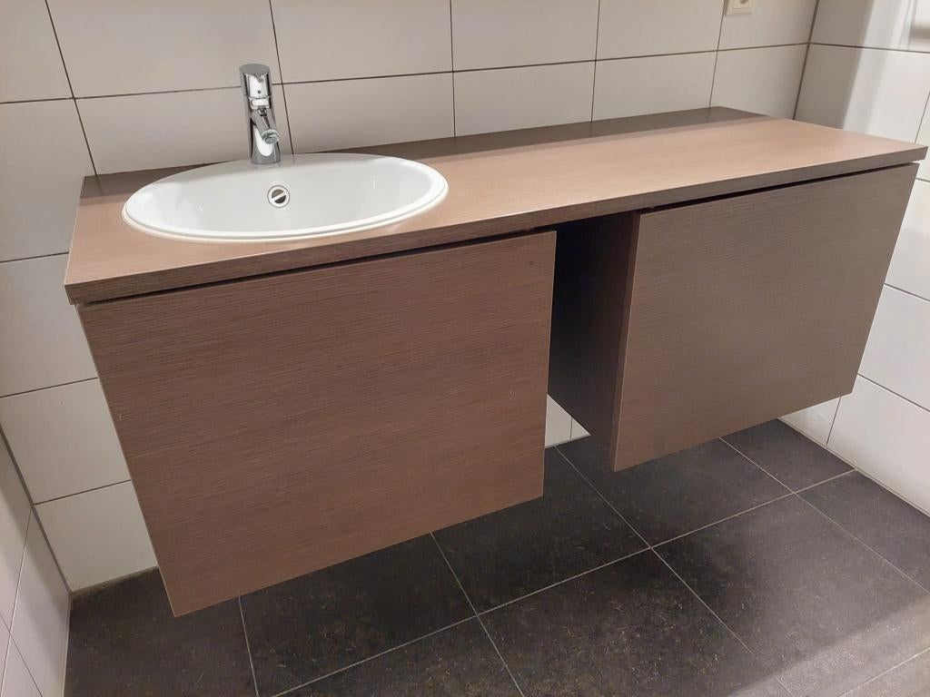 Badkamermeubel, Doe-het-zelf en Bouw, Sanitair, Ophalen, Zo goed als nieuw, Inox, Kraan