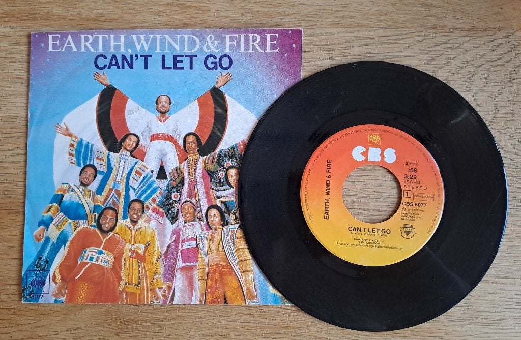 Earth, Wind & Fire - Can't Let Go, Gebruikt, Originele persing, 7 inch, Ophalen of Verzenden