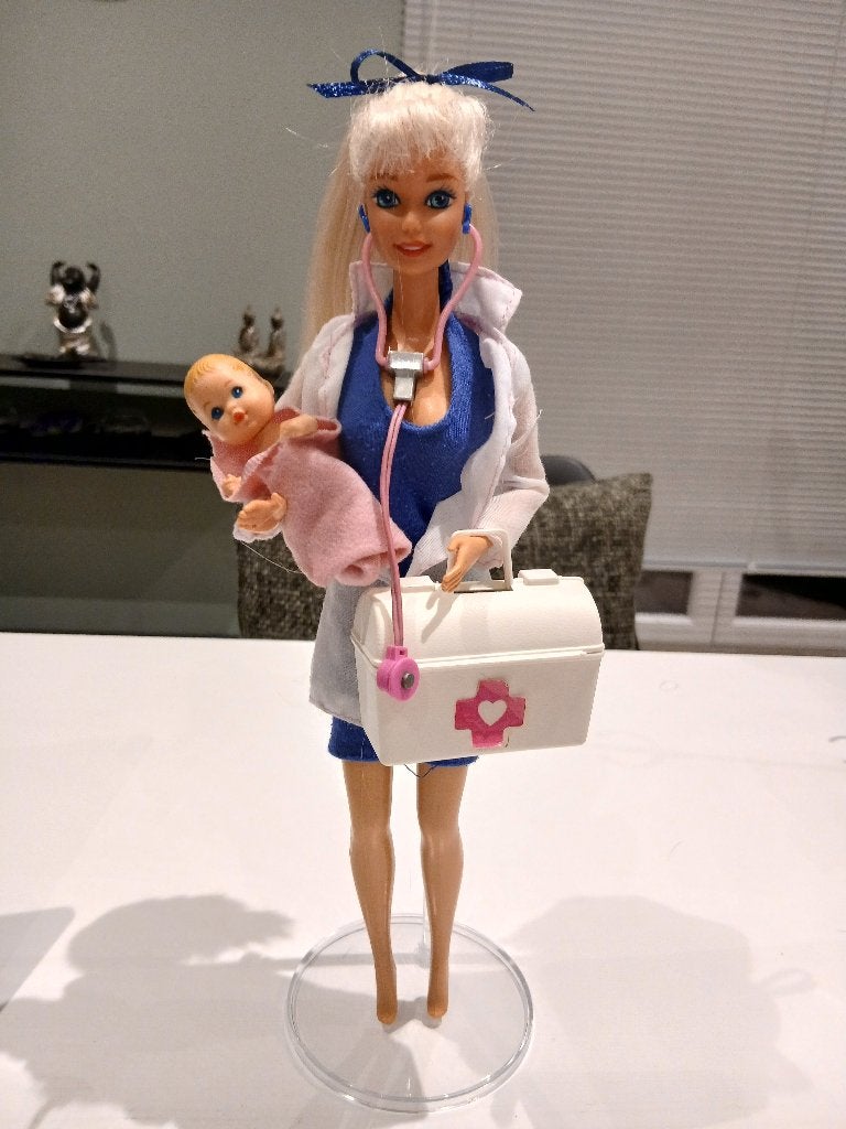 Dr. Barbie uit 1993, Ophalen, Gebruikt, Pop
