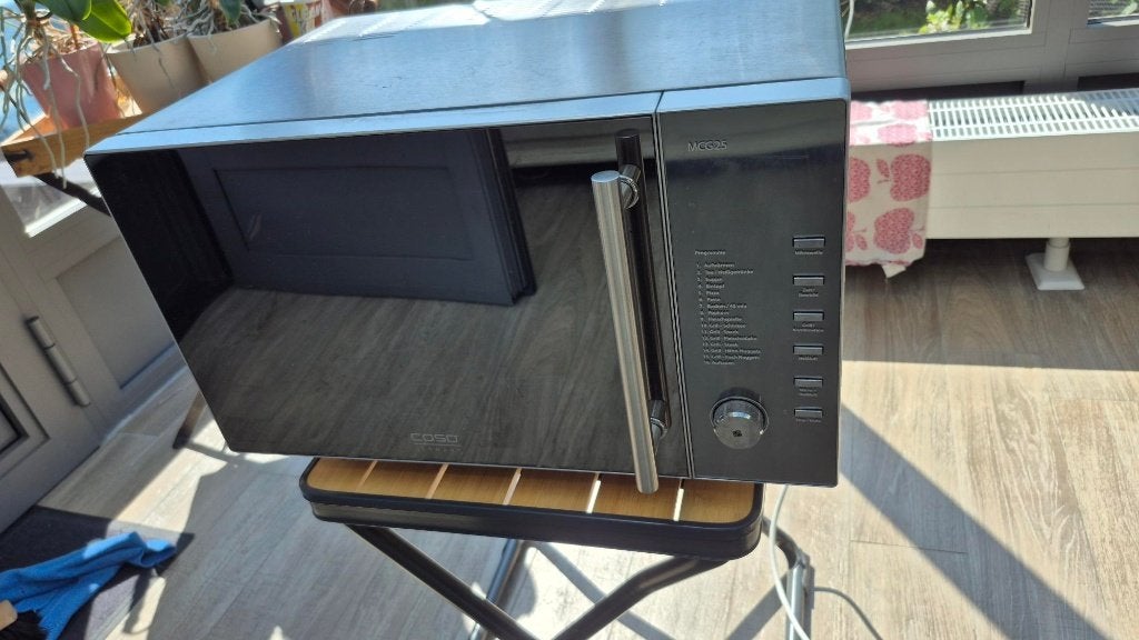 Microgolf combi oven merk CASO, Ophalen, Hete lucht, Zo goed als nieuw, Combi-microgolfoven