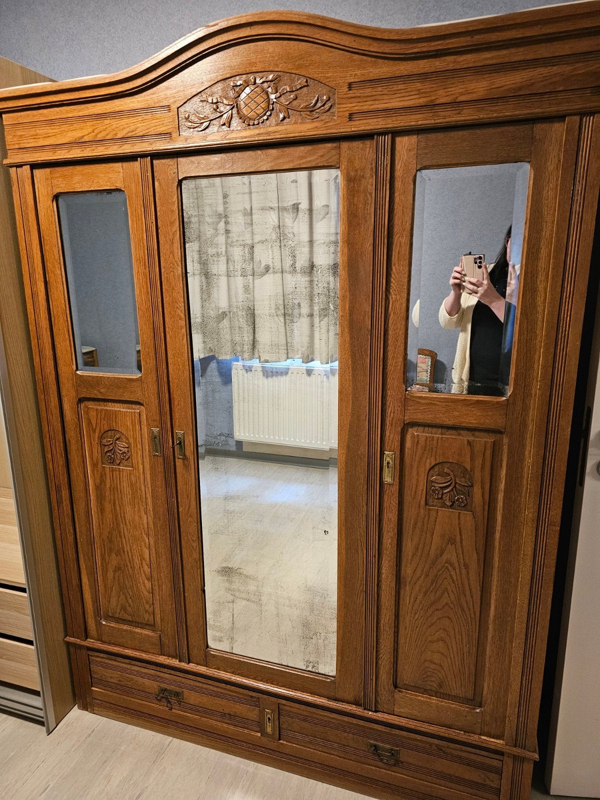 Antieke kleerkast en commode, Antiek en Kunst, Antiek | Meubels | Kasten, Ophalen