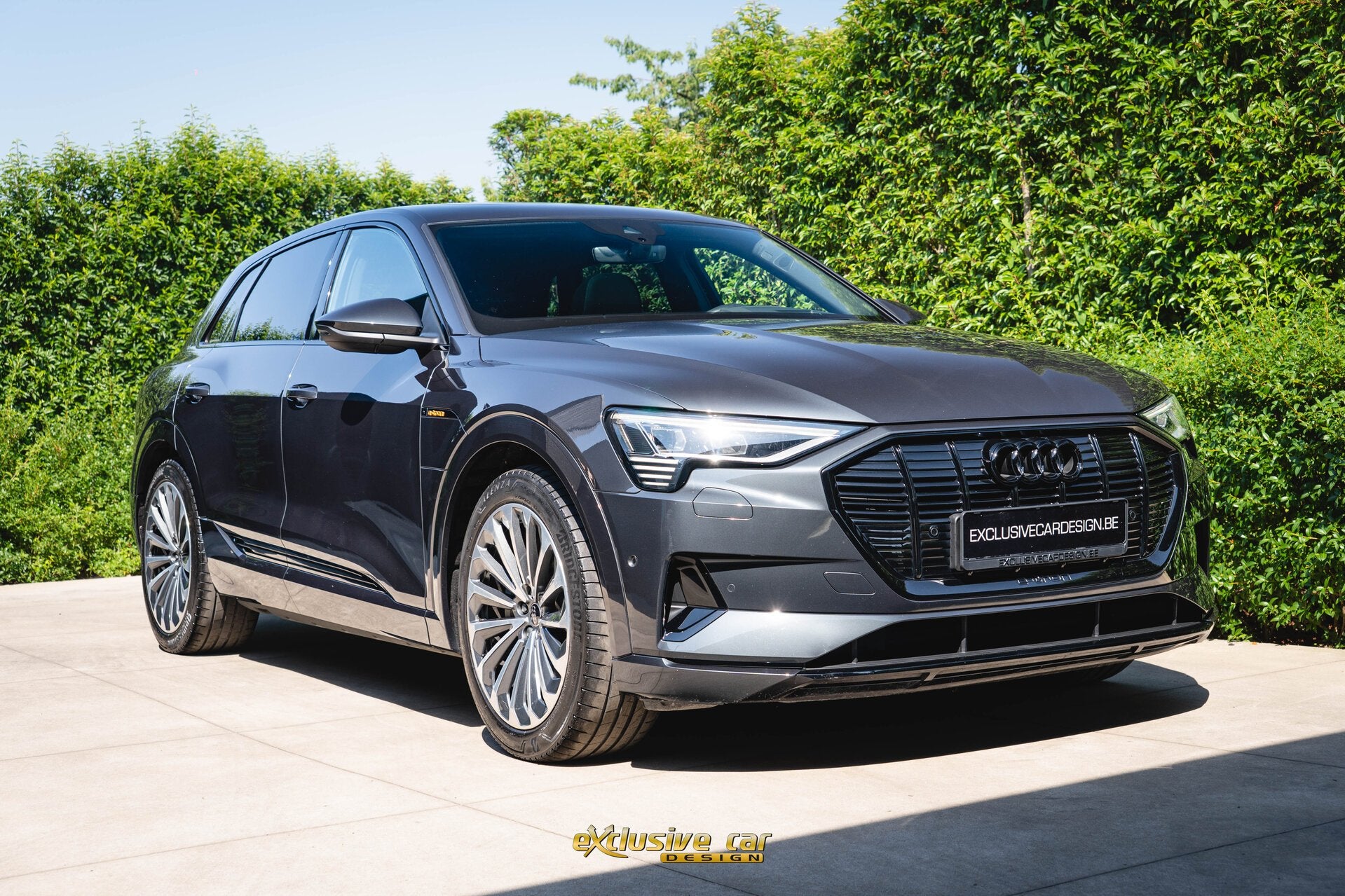Audi e-tron 55 Quattro S-Line, Autos, Audi, 0 kg, Argent ou Gris, 408 ch, Euro 6