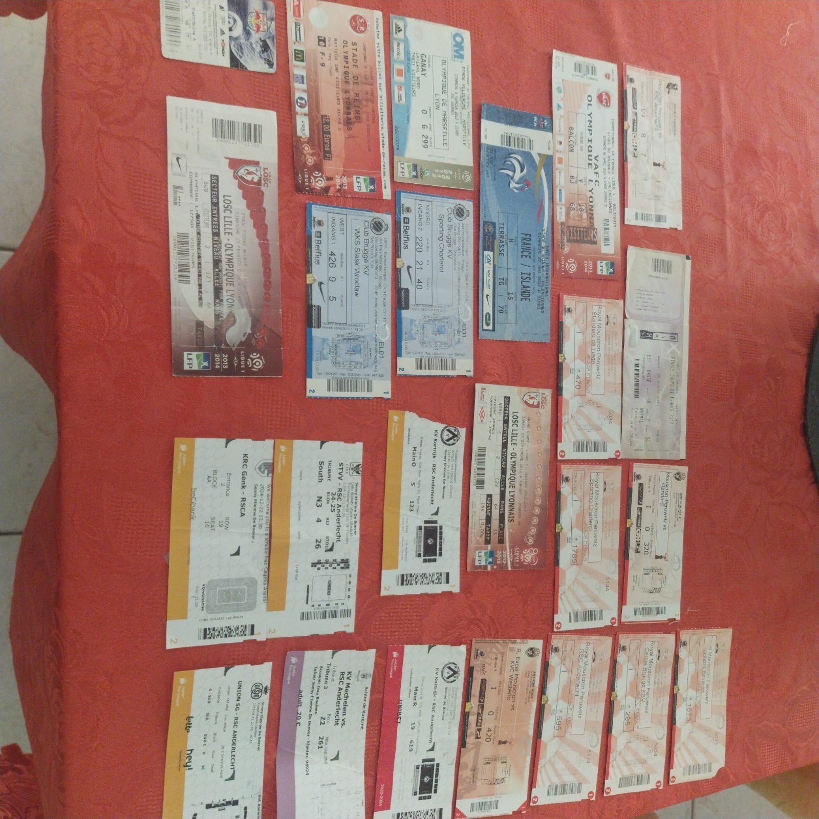 Voetbaltickets, Ophalen of Verzenden