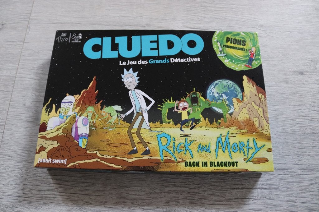 Cluedo version Rick and Morty, Vijf spelers of meer, Ophalen of Verzenden, Zo goed als nieuw