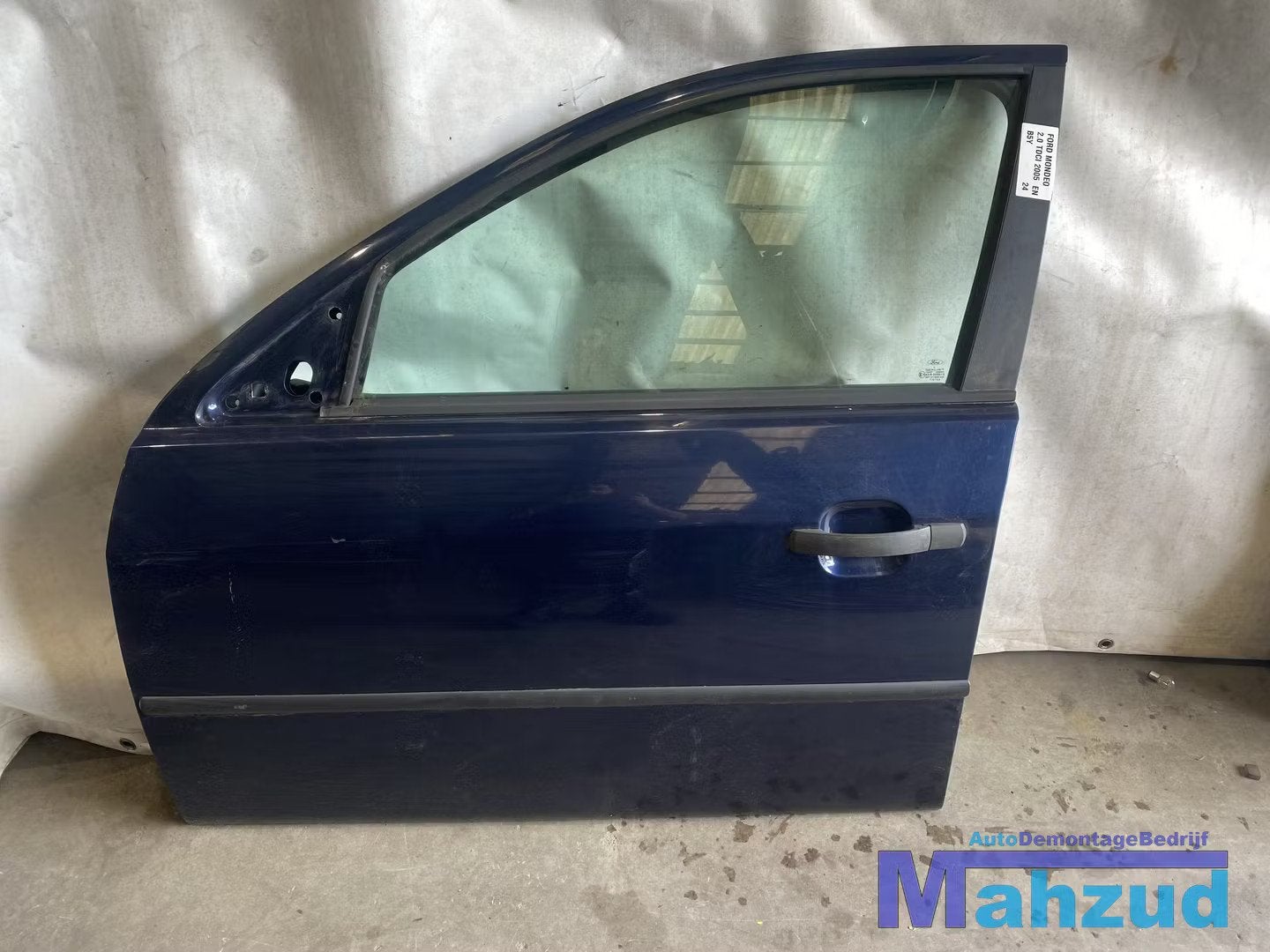 FORD MONDEO 3 Blauw E2 Links voor deur portier 2000-2007, Auto-onderdelen, Gebruikt, Deur, Info@ford.com, Voor