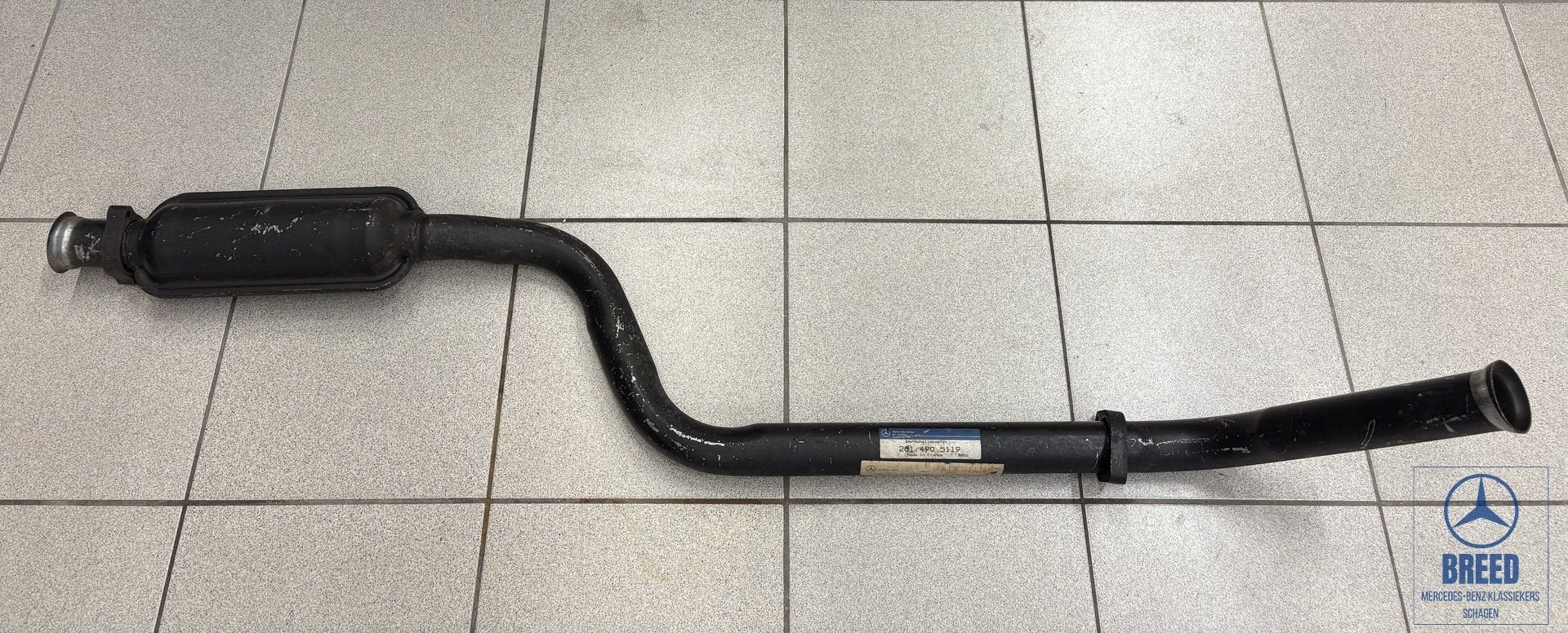 NOS voorpijp vlampijp voor Mercedes-Benz W201 190D 2.5, Auto-onderdelen, Ophalen, -, Nieuw, -