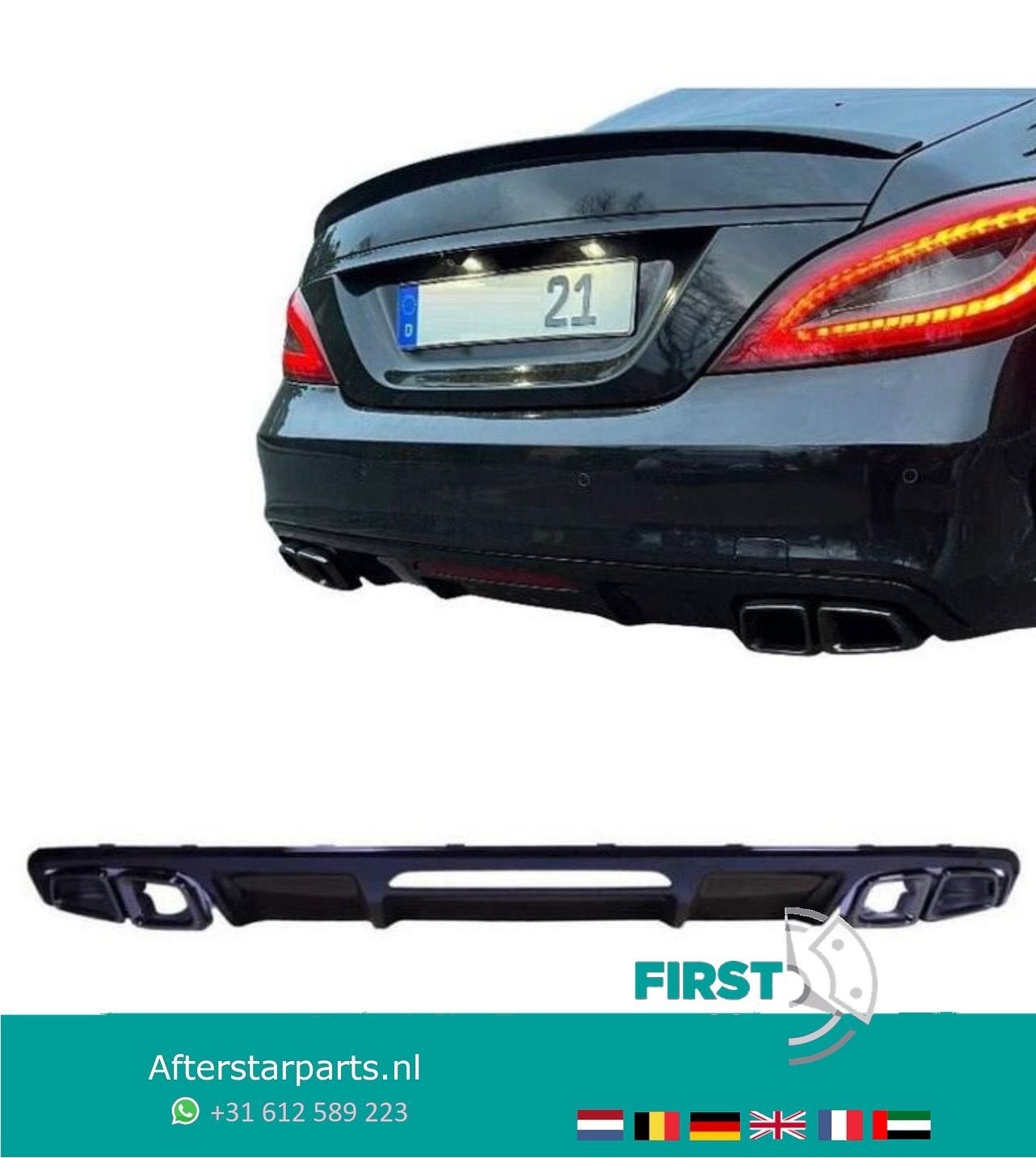 W257 CLS AMG LOOK ACHTERBUMPER CLS43 BUMPER PACK 2018-2026 (, Ophalen of Verzenden, -, -, -