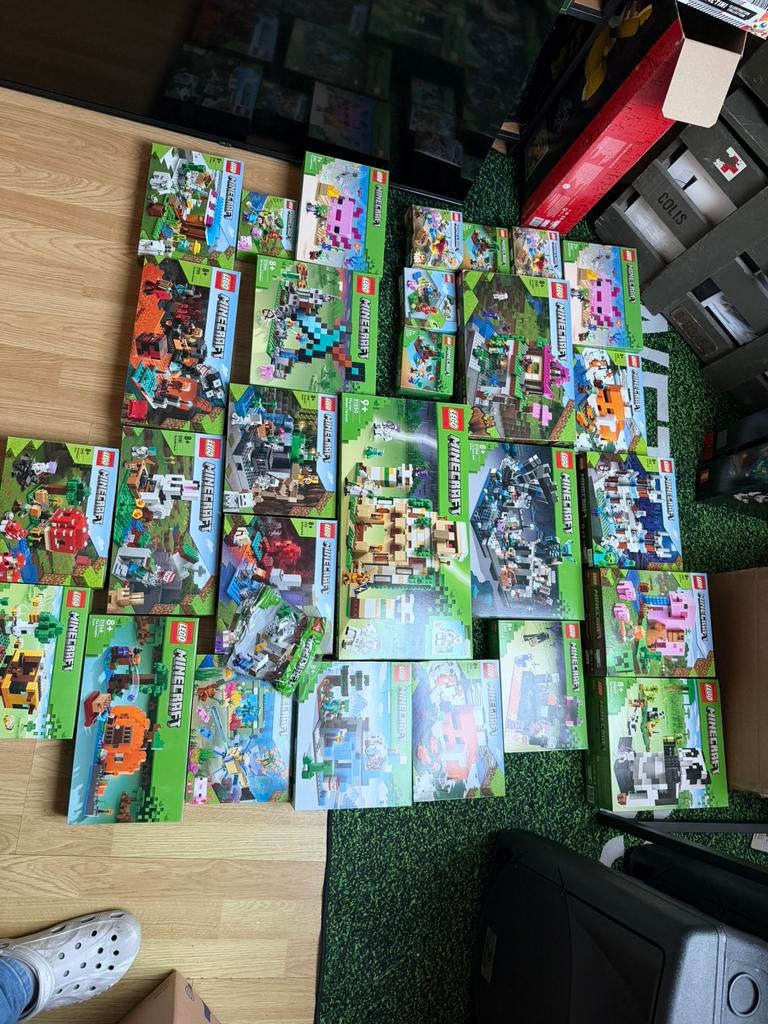 Lego Minecraft, Ophalen of Verzenden, Zo goed als nieuw, Lego