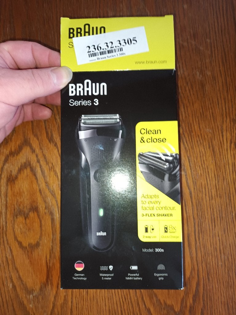 Rasoir électrique Braun série 3 300s neuf, Enlèvement ou Envoi, Neuf, Rasage ou Épilation