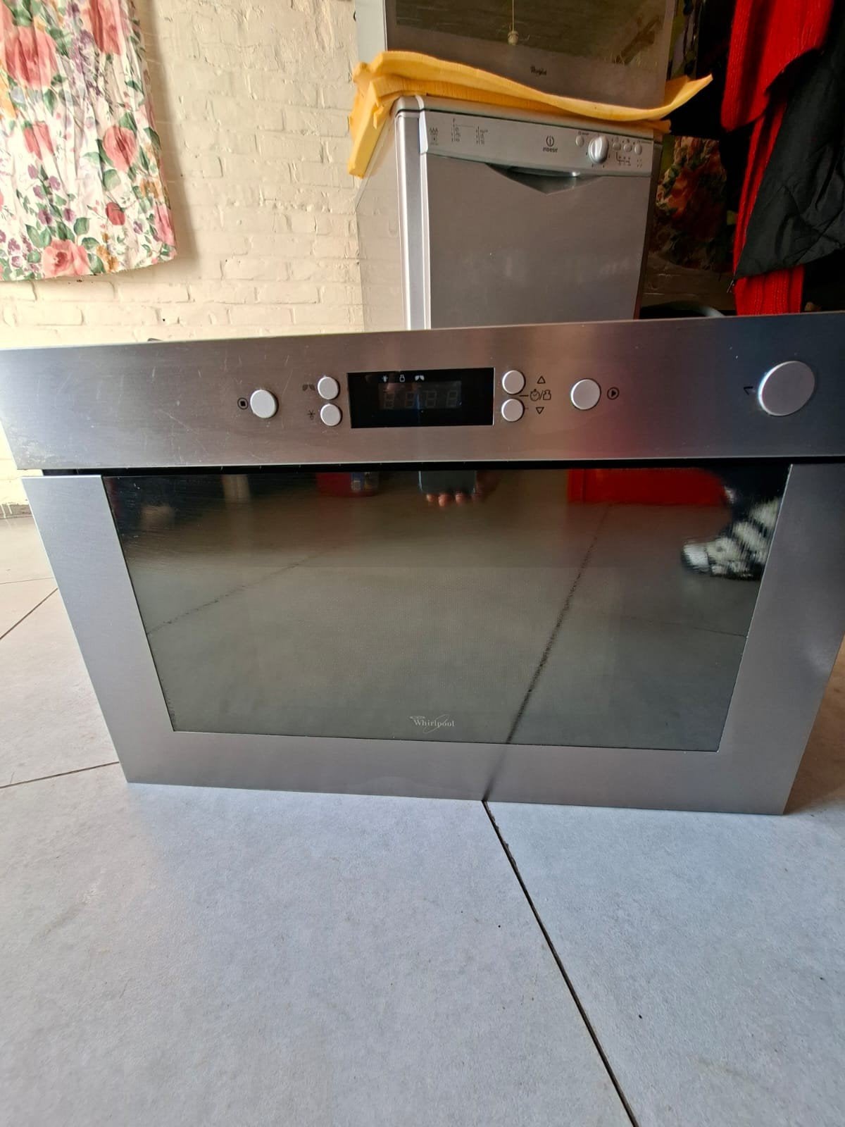 Combi microgolfoven inbouw – hete lucht – zo goed als nieuw, Electroménager, Micro-ondes, Encastré, Comme neuf, Enlèvement, Air chaud
