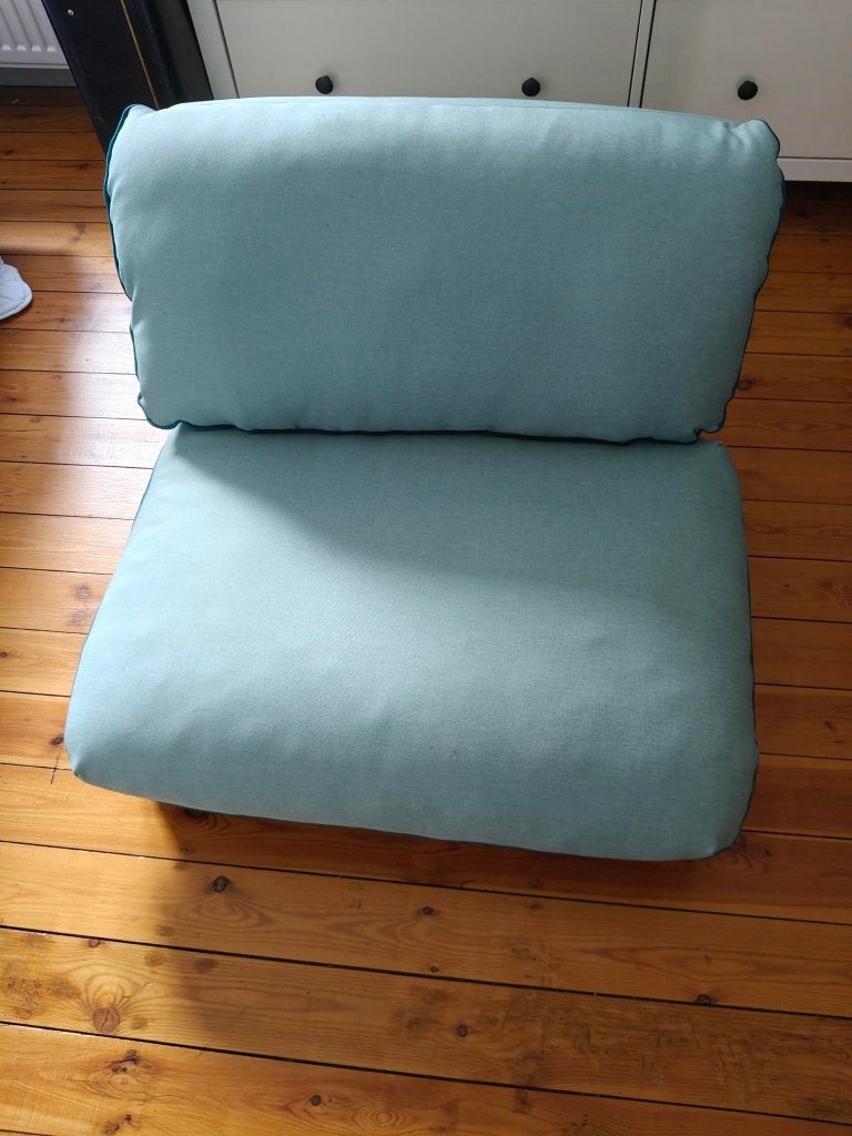Slaapfauteuil / slaapzeteltje één persoon, Huis en Inrichting, Ophalen, Gebruikt, Eenpersoons, Rechte bank