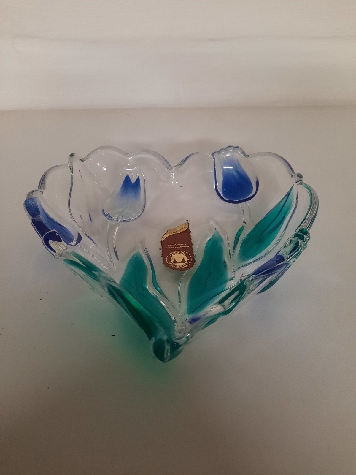 Vintage glazen schaal, Antiek en Kunst, Ophalen of Verzenden