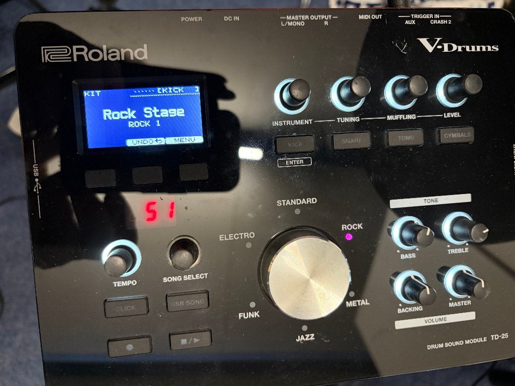 Roland TD25 mesh Heads elektrisch drumstel, Muziek en Instrumenten, Ophalen, Zo goed als nieuw, Roland, Elektronisch
