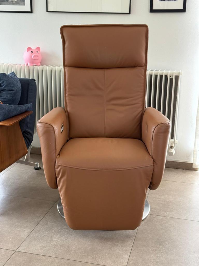 Relax - zeer goede staat - cognac, Ophalen, Zo goed als nieuw
