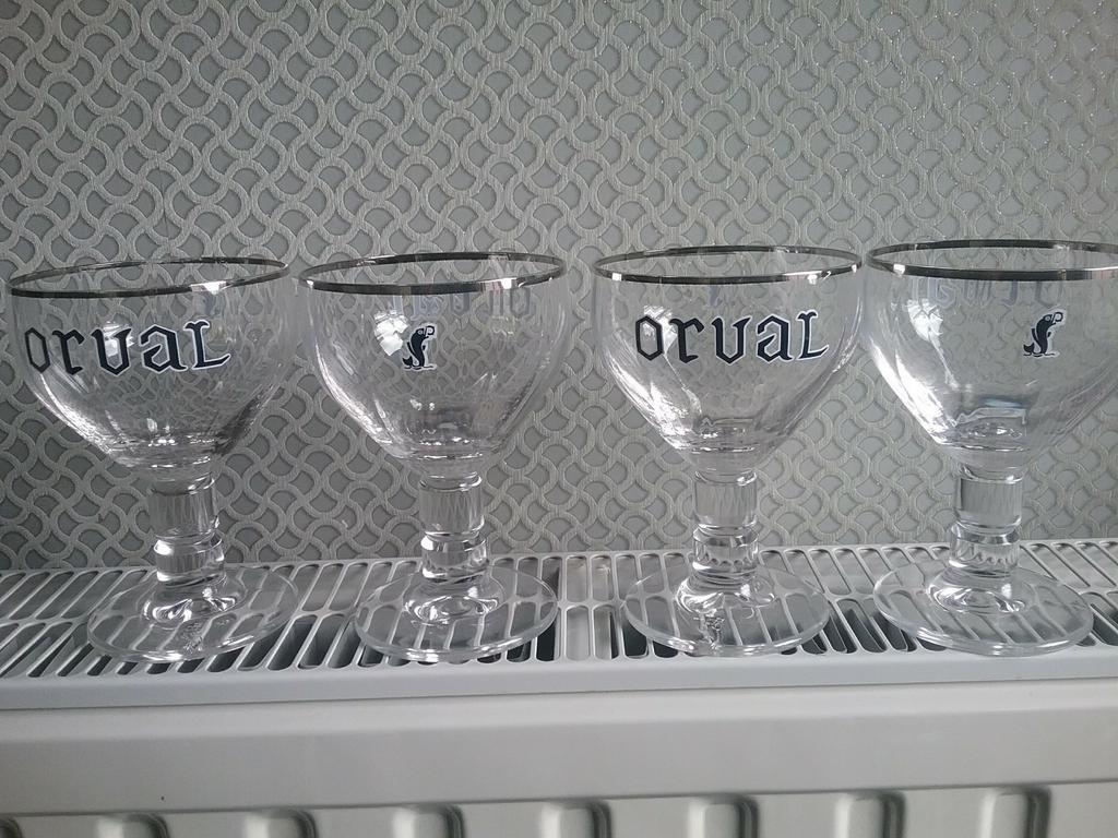 Orval degustatie glazen, Verzamelen, Biermerken, Ophalen of Verzenden, Nieuw