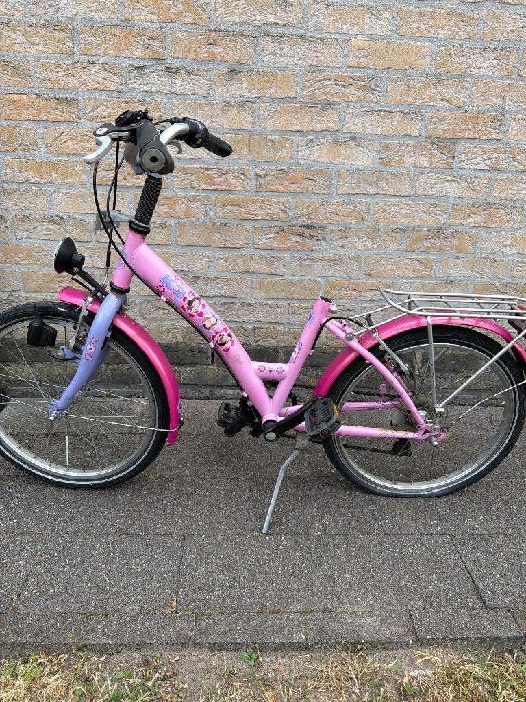 Fiets meisje, Ophalen, Velgrem, K3, 16 tot 20 inch
