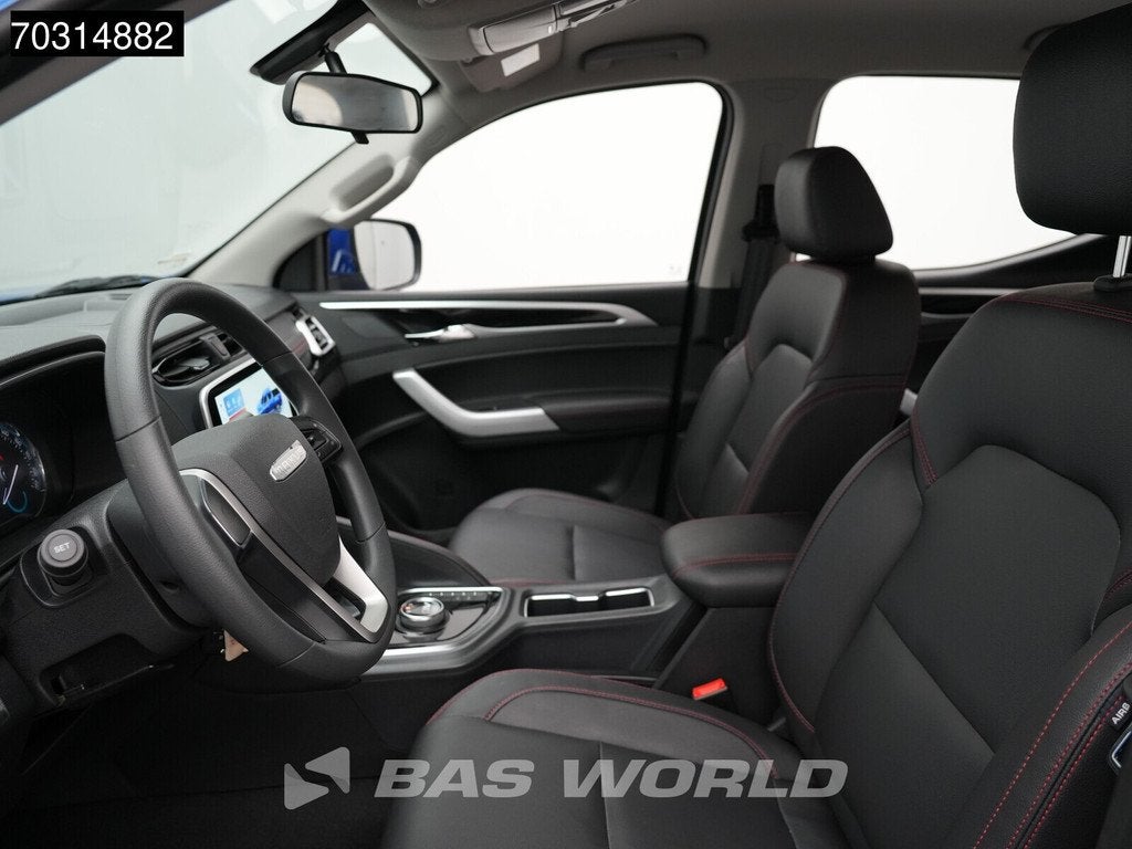 Maxus T90 EV T90 89kWh WLTP 471km Pickup CarPlay Airco Camer, Auto's, Automaat, 2375 kg, 750 kg, Leder